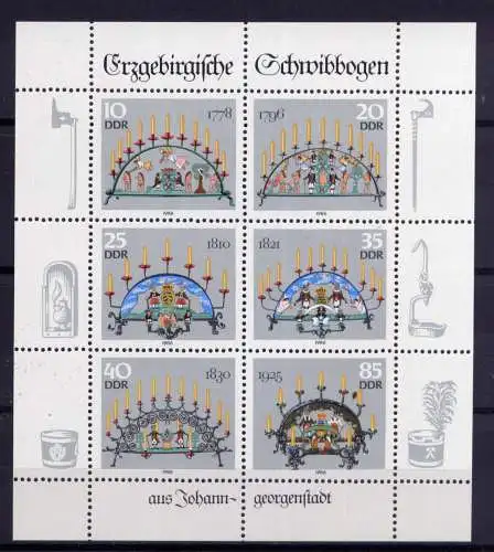 (27021)  DDR Nr.3057/62 KB     **  postfrisch      