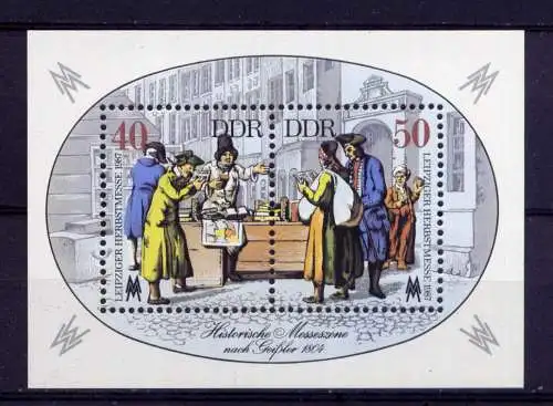 (27025)  DDR Nr.3120/1 Block 88     **  postfrisch      