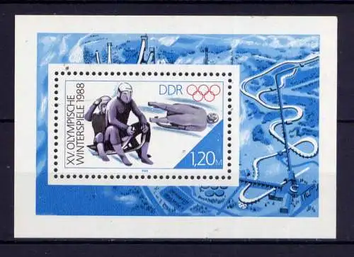 (27028)  DDR Nr.3144 Block 90     **  postfrisch      