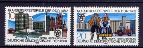 (27126)  DDR Nr.2706/7       **   postfrisch      