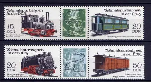 (27186)  DDR Nr.2792/5   2 Streifen        **   postfrisch   