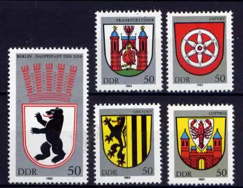 (27212)  DDR Nr.2817/21         **   postfrisch   