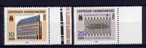 (27214)  DDR Nr.2822/3         **   postfrisch   Rand