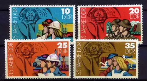(27296)  DDR Nr.2898/2901           **   postfrisch  