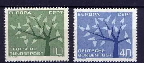 (11632)  BRD Nr.383/4          **   postfrisch  