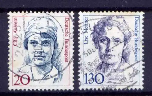 (12687)  BRD Nr.1365/6        O   gestempelt 