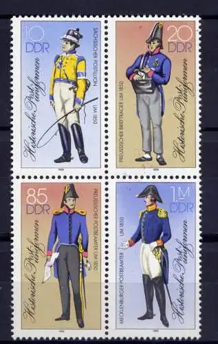 (27374) DDR Nr.2997/3000 II Viererblock       **   postfrisch  