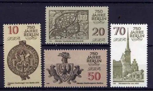 (27395) DDR Nr.3023/6        **   postfrisch  