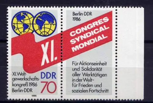 (27407) DDR Nr.3049 Zf         **   postfrisch  