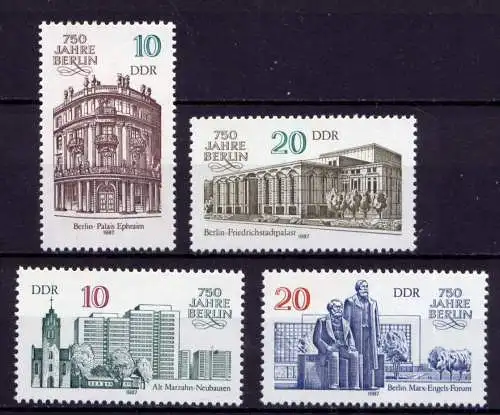 (27426) DDR Nr.3071/4         **   postfrisch  