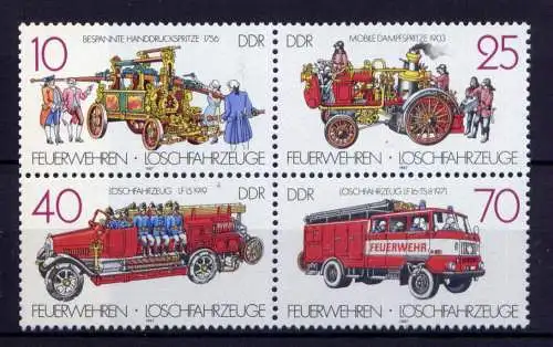 (27447) DDR Nr.3101/4 Viererblock         **   postfrisch