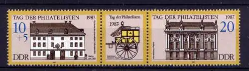 (27456) DDR Nr.3118/9 Streifen          **   postfrisch