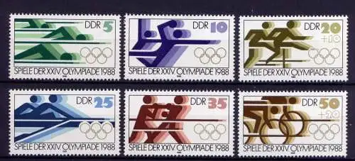 (27479) DDR Nr.3183/8               **   postfrisch  