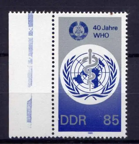 (27488) DDR Nr.3214               **   postfrisch  Rand