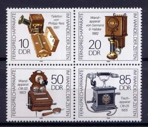 (27496) DDR Nr.3226/9 Viererblock               **   postfrisch  