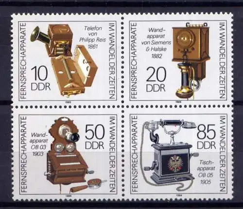 (27497) DDR Nr.3226/9 Viererblock               **   postfrisch  