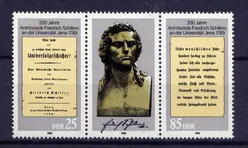 (27532) DDR Nr.3254/5 Streifen               **   postfrisch