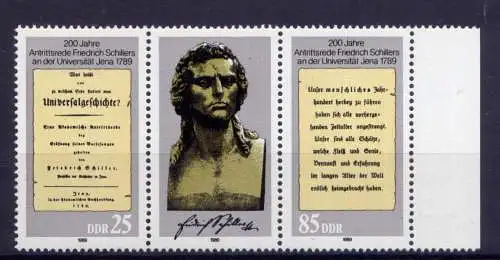 (27533) DDR Nr.3254/5 Streifen               **   postfrisch