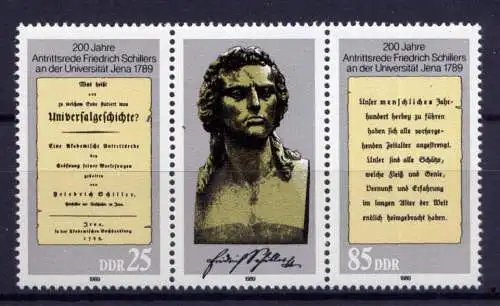 (27534) DDR Nr.3254/5 Streifen               **   postfrisch