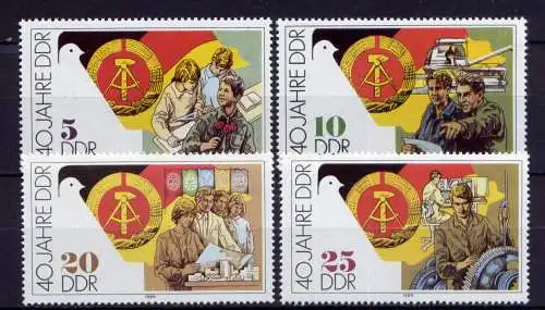 (27560) DDR Nr.3279/82               **   postfrisch