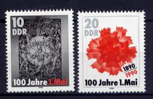 (27588) DDR Nr.3322/3               **   postfrisch  