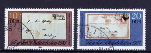 (27629) DDR Nr.2646/7               O   gestempelt  