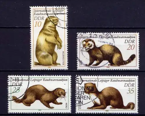 (27632) DDR Nr.2677/80               O   gestempelt  