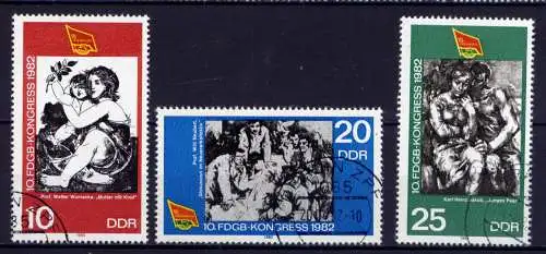(27634) DDR Nr.2699/2701               O   gestempelt  