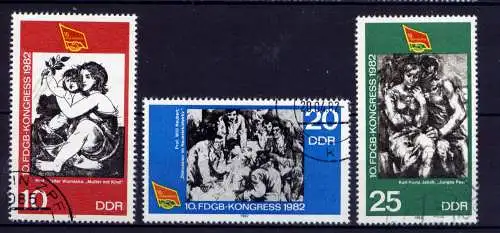 (27635) DDR Nr.2699/2701               O   gestempelt  