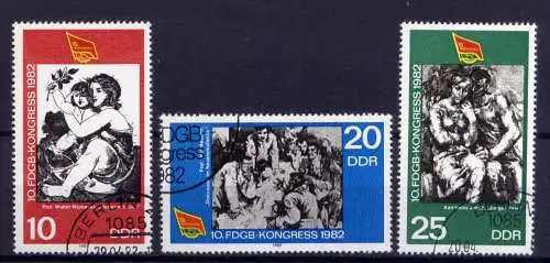 (27636) DDR Nr.2699/2701               O   gestempelt  