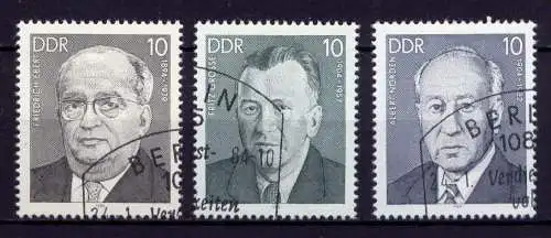 (27660) DDR Nr.2849/51               O   gestempelt  