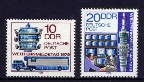 (29692) DDR Nr.2316/7                **  postfrisch 