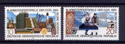(29832) DDR Nr.2514/5             **  postfrisch  