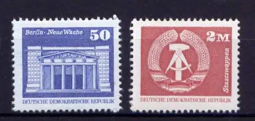 (29863) DDR Nr.2549/50             **  postfrisch 