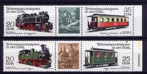 (29870) DDR Nr.2562/5 Streifen             **  postfrisch 