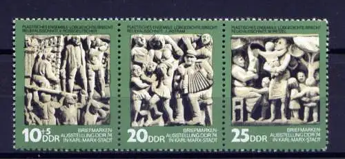 (29511) DDR Nr.1988/90 Streifen       **   postfrisch  