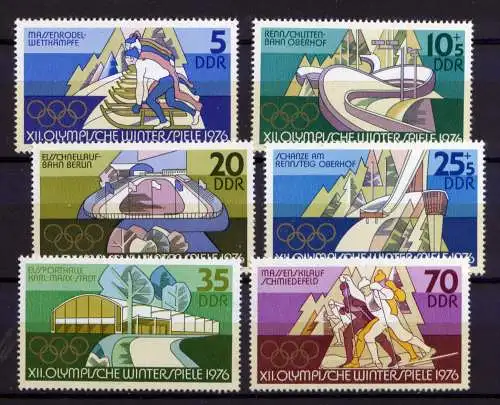 (29566) DDR Nr.2099/2104           **   postfrisch