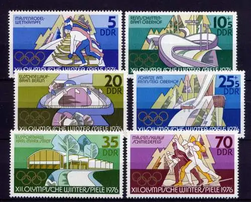 (29567) DDR Nr.2099/2104           **   postfrisch