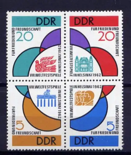  (29101) DDR Nr.901/4 Viererblock           **   postfrisch