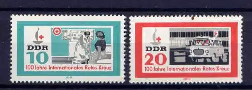  (29120) DDR Nr.956/7      **   postfrisch