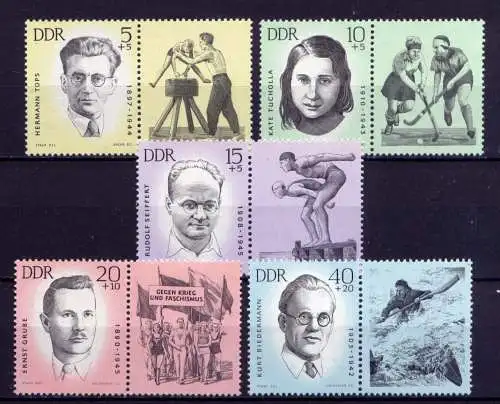  (29134) DDR Nr.983/7 Zf       **   postfrisch