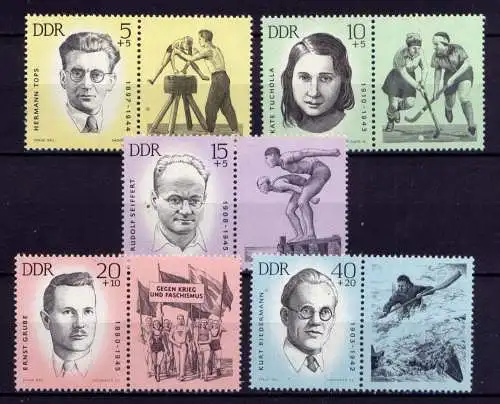  (29135) DDR Nr.983/7 Zf       **   postfrisch