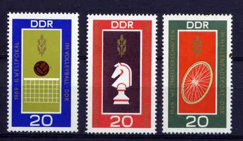  (29318) DDR Nr.1491/3             **   postfrisch  