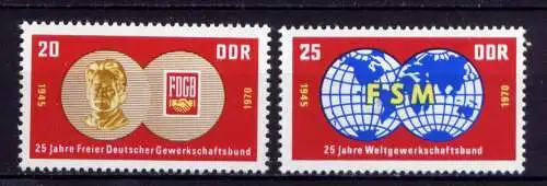 (29350) DDR Nr.1577/8             **   postfrisch