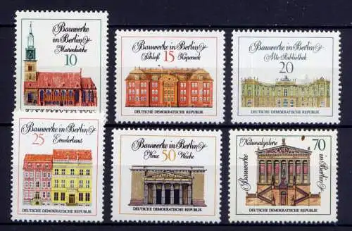  (29383) DDR Nr.1661/6                **   postfrisch  