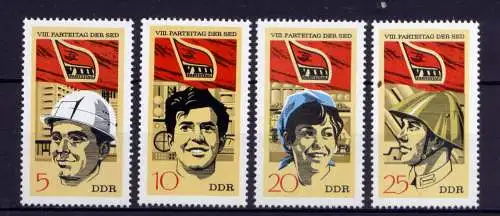  (29387) DDR Nr.1675/8                **   postfrisch  