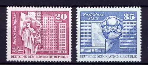  (29398) DDR Nr.1820/1                **   postfrisch  