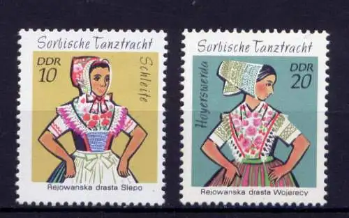  (27817) DDR Nr.1723/4                 **   postfrisch  