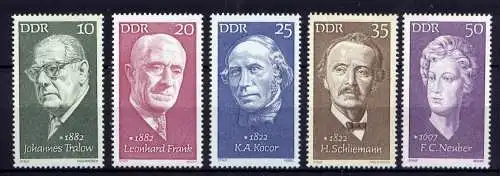  (27819) DDR Nr.1731/5                 **   postfrisch  