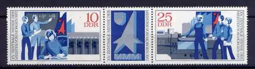  (27849) DDR Nr.1799/1800 Streifen                  **   postfrisch  